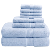 Wholesale Custom Eco 100% Cotton Bath Towel Set Luxury Hotel Spa Towel